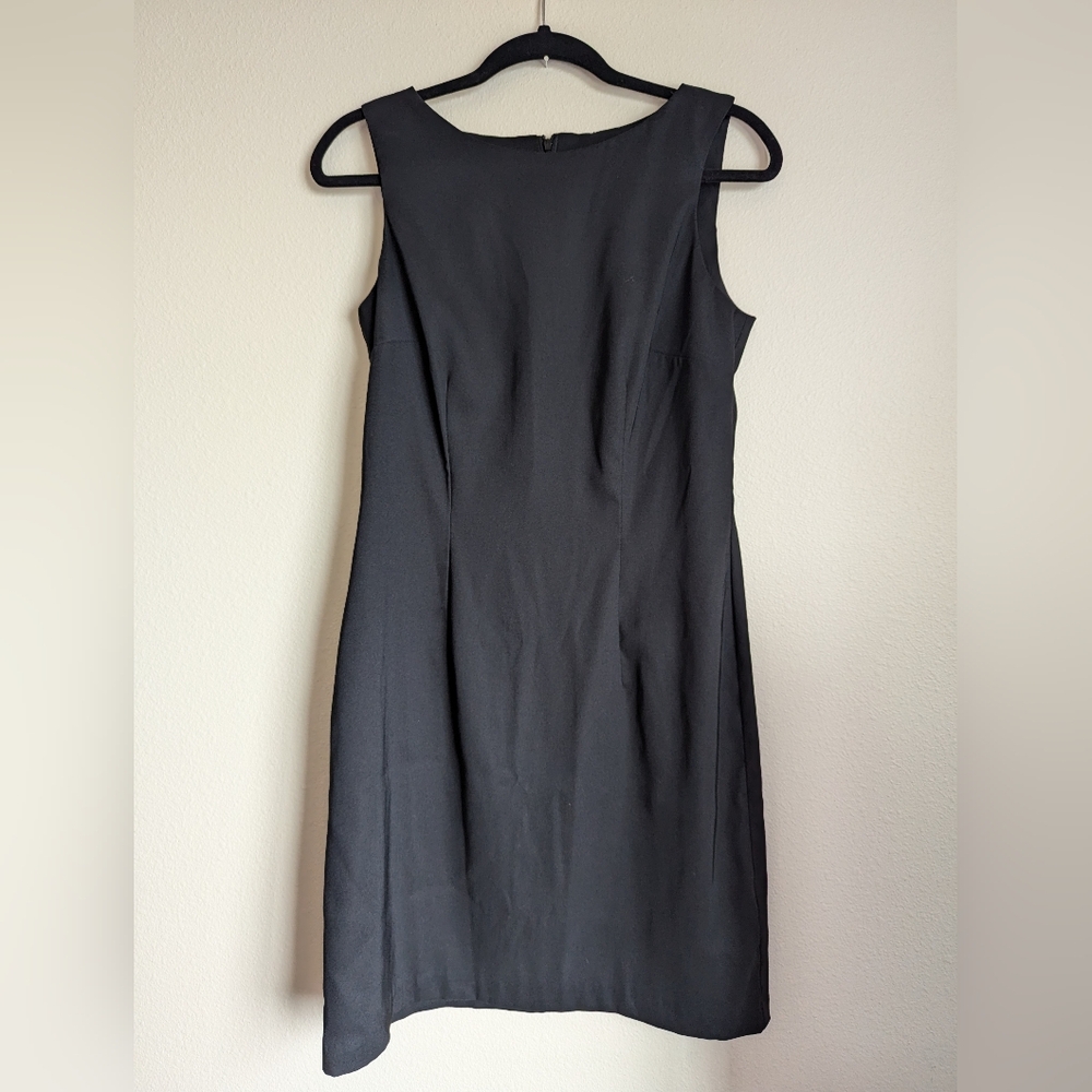 AB Studio Black Sheath Dress Size 8